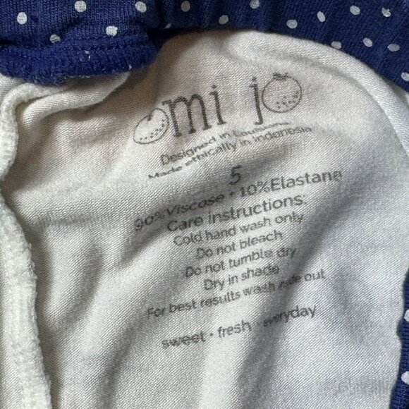 Omi Jo Nautical Dot Aunt Heart Tunic Set sz 5 - Picture 7 of 10